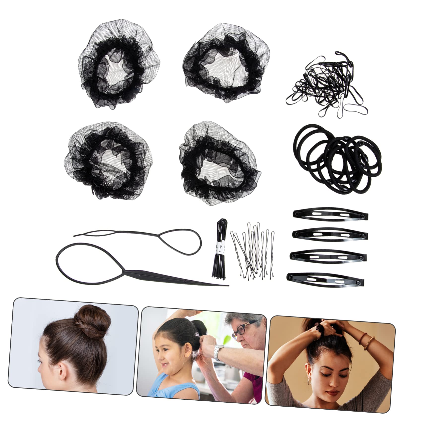 FRCOLOR 5sätze Haar Netz Unsichtbare Elastische Haarnetze Für Und Mädchen Atmungsaktives Haarschmuck Frisuren Für Und Hochsteckfrisuren