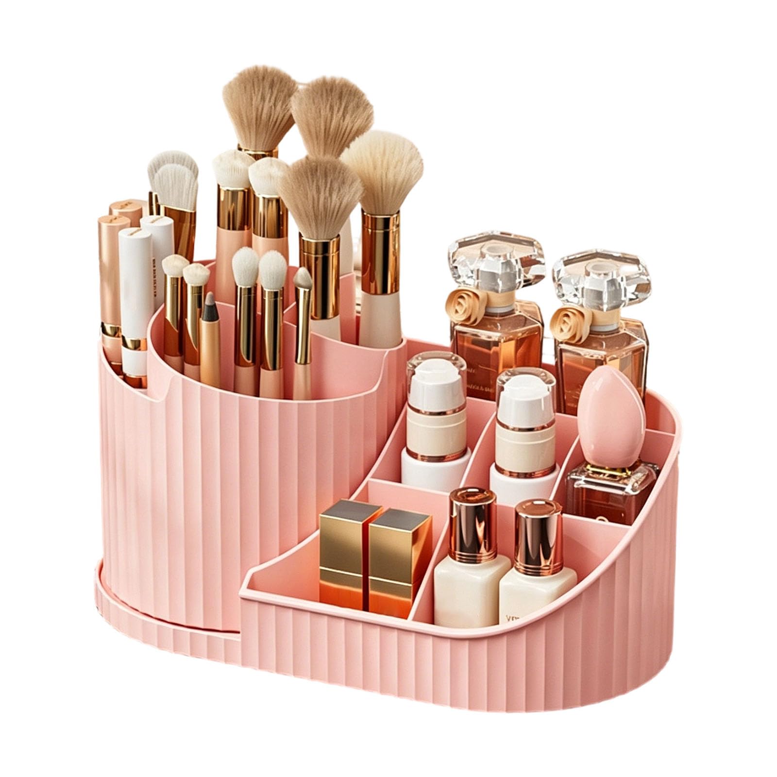 Tsophreniq Cosmetic Storage Unit Proof and Organized Sections for Everyday Use Vanity Planner Tray
