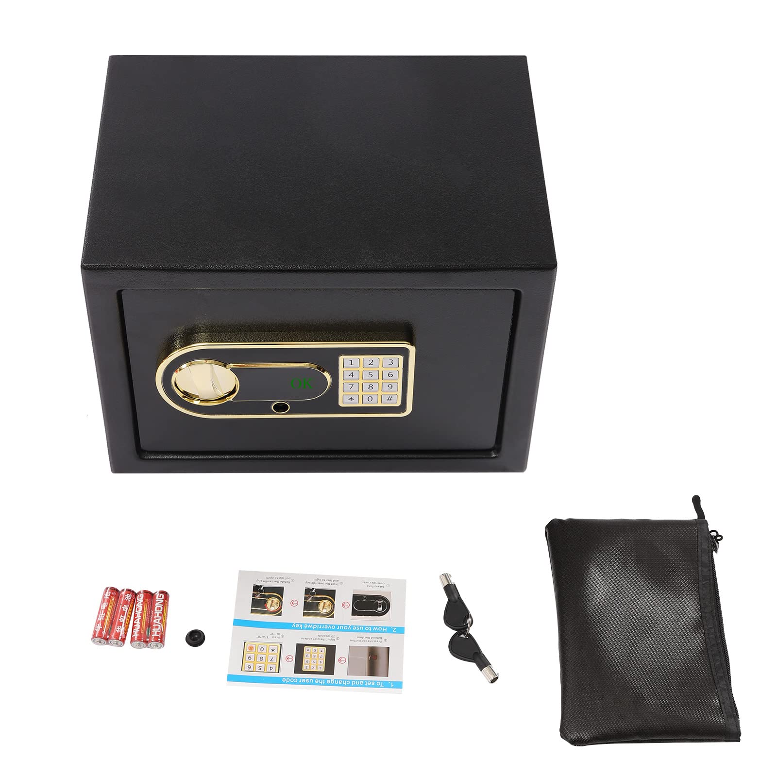 Sejf meblowy, 22 l, ognioodporny, wodoszczelny, zamek szyfrowy
