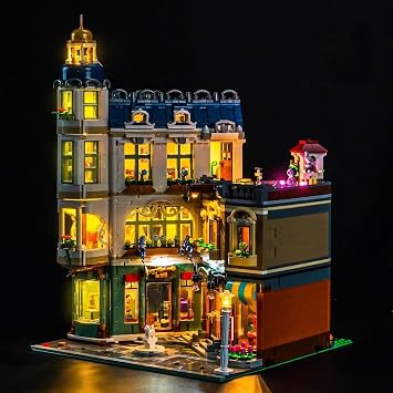 LED Lighting Kit for Lego 11371 Shopping Street - Custom Lights to Mount, Compatible with This Model Model Not Included Remote Version