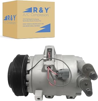 RYC Automotive Air Conditioning Compressor and A/C Clutch EG411 | Fits Mazda 6 3.0L 2003-2008