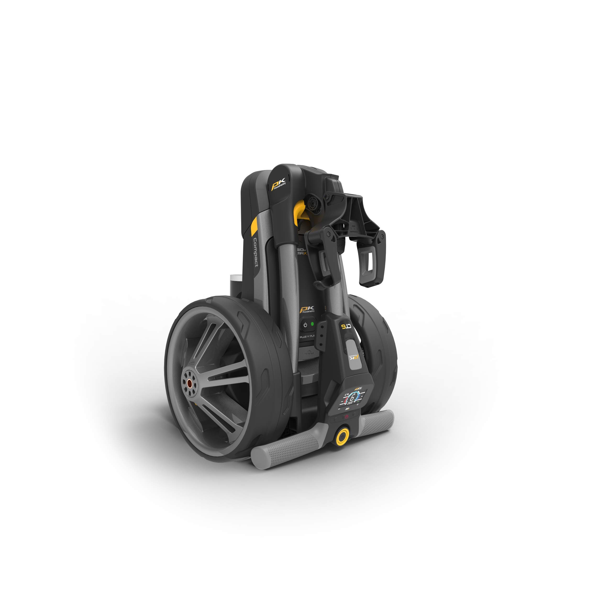 PowaKaddy Compact CT6 EBS Gris Metalizado Batería 18 Hoyos Litio