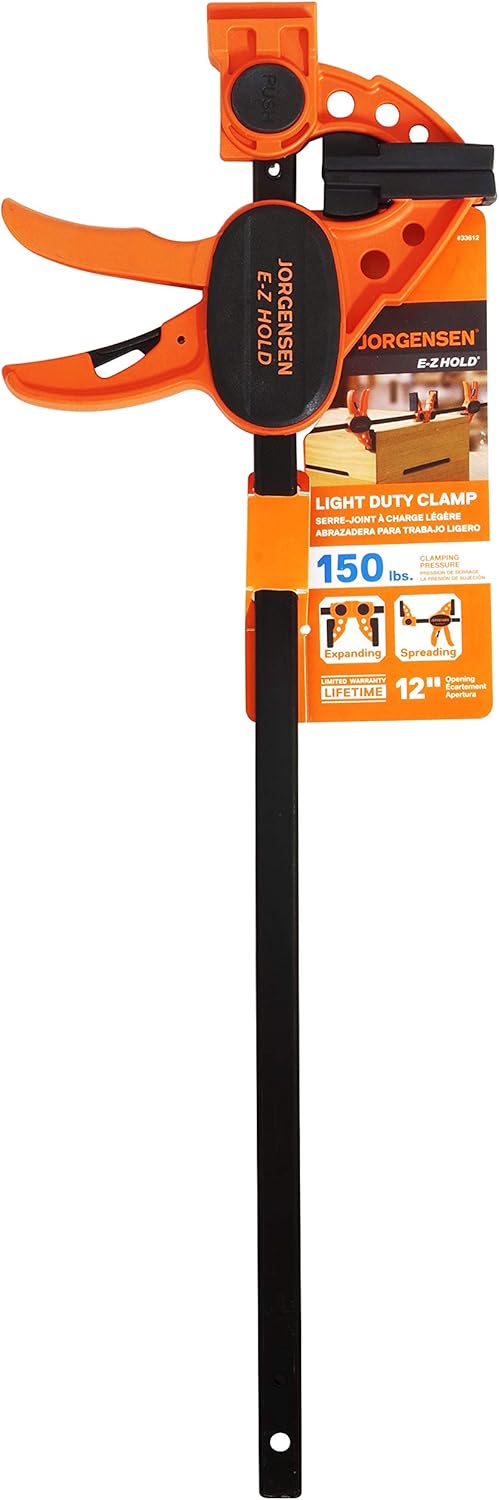 Jorgensen 33612 E-Z HOLD 12-Inch Light Duty Expandable Clamp