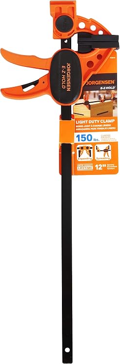 Jorgensen 33612 E-Z HOLD 12-Inch Light Duty Expandable Clamp