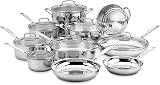 Amazon product image of Cuisinart Cuisinart 17-Piece Stainless Steel Cookware Set