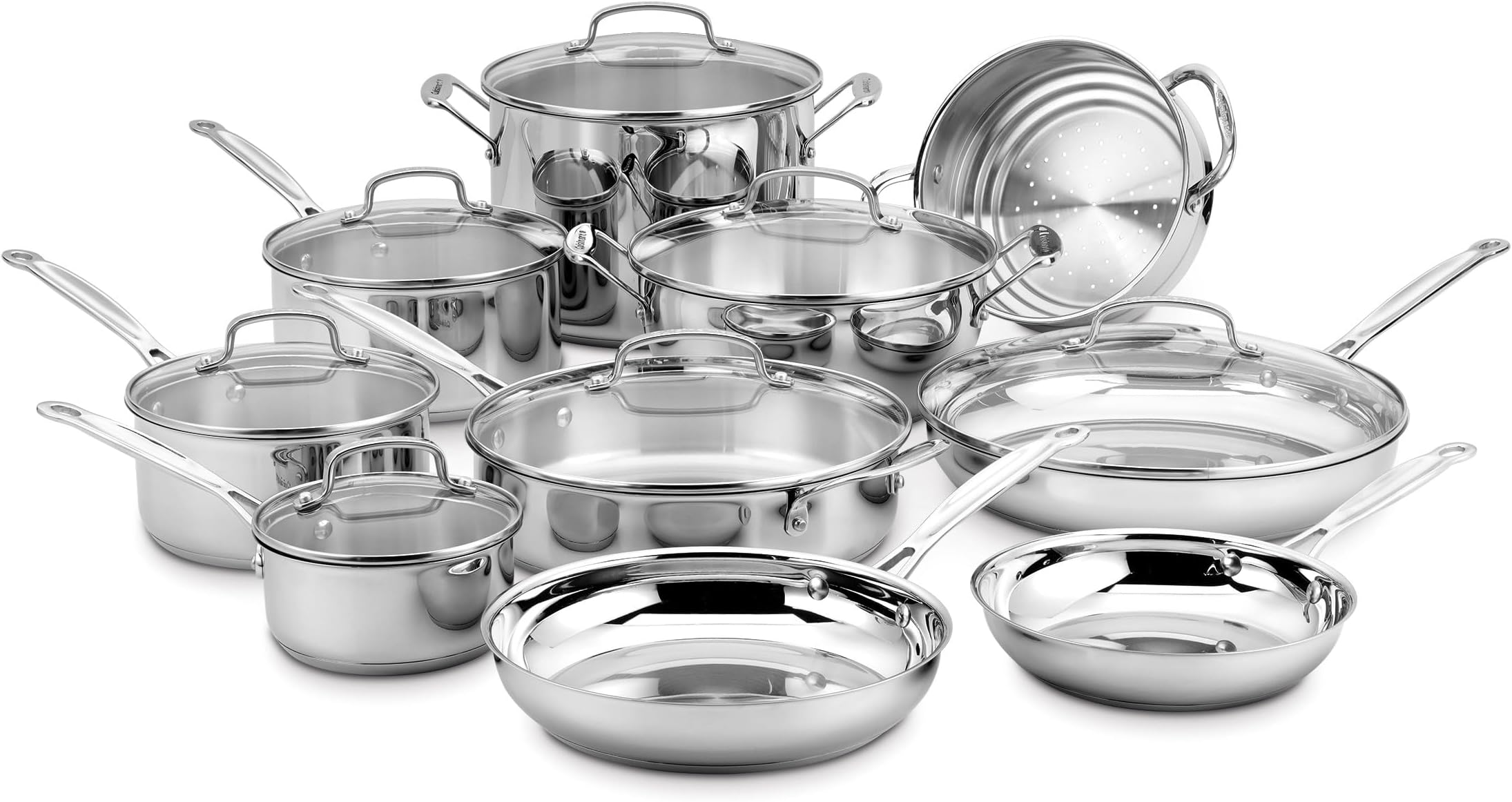 77-17N 17 Piece Chef's Classic Set, Stainless Steel