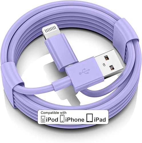 Miniatura 12 de Cable para CarPlay de iPhone para automóvil, cable de carga para automóvil, cable USB A a Lightning de carga rápida y transferencia de datos para