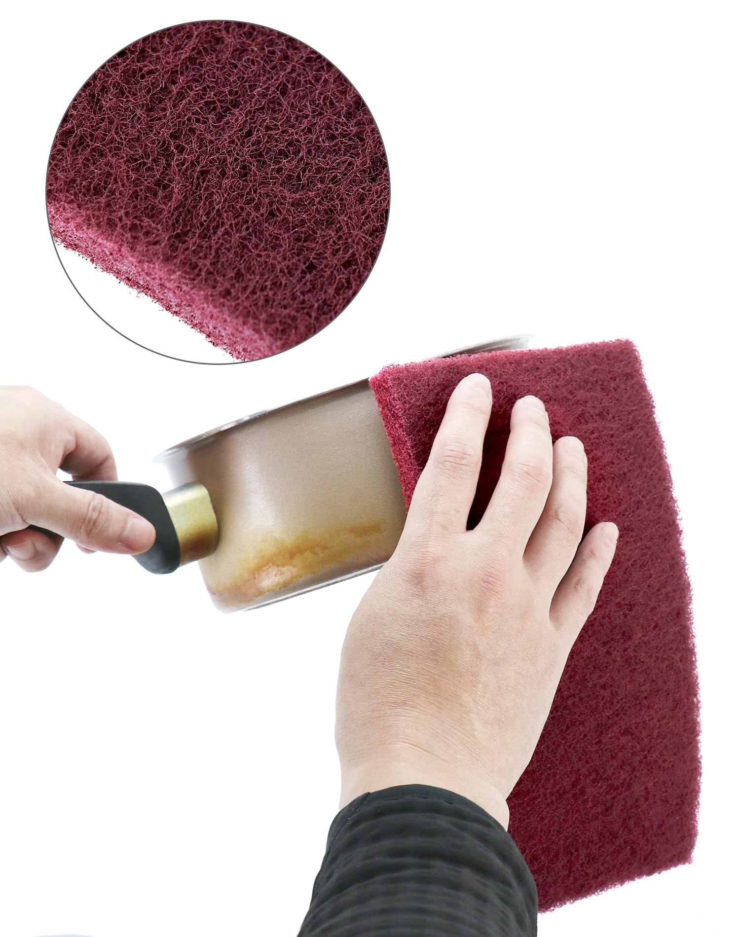 QWORK Aluminum Oxide Sanding Pads - 20 Pack -4