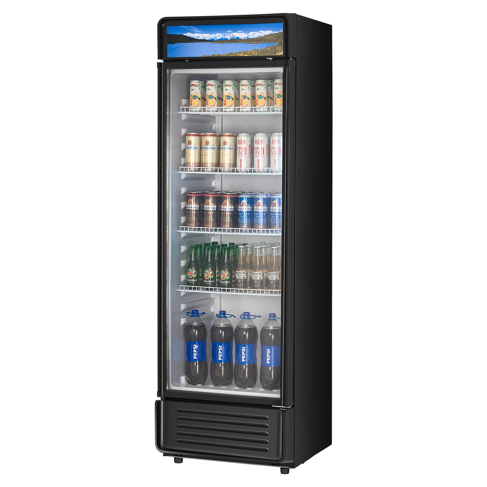 VEVOR 13.3 Cu Ft Commercial Merchandiser Refrigerator