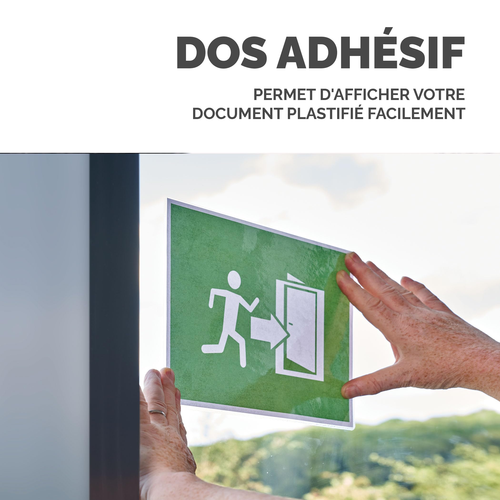 Fellowes Pochettes De Plastification A3 Autocollant Capture 125 microns A3, Lot de 100, Transparent