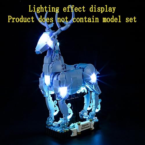 Miniatura 4 de Kit de luces LED compatible con Lego Expecto Patronum - para el juego de modelos 76414 (juego de modelos no incluido)
