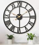 Pytha Sight Large Wall Clock,Wall Clocks for Home Decor,20 Inch Modern Decorative Farmhouse Black Silent Wall Clock Oversized with Roman Numerals for Home,Living Room,Office