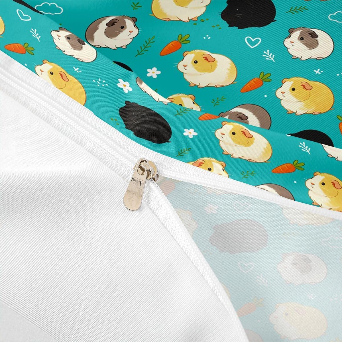 Feelyou Cartoon Hamster Bedding Set Full Size 3Pcs for Girls Boys image 5