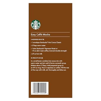 Starbucks Hot Cocoa Mix, Classic, 8 Count (Pack of 6)
