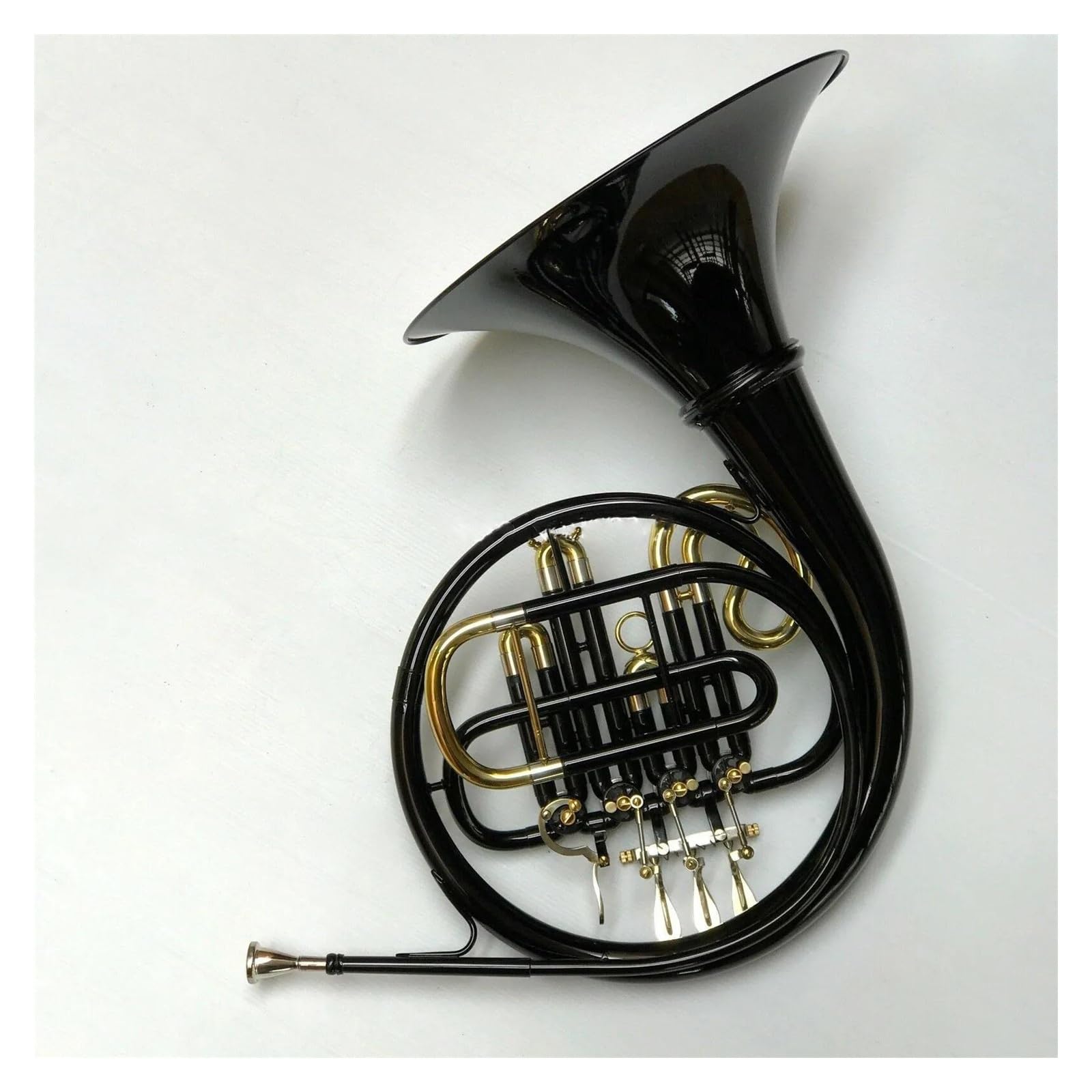 DZDZDZ Single French Horn Black Detachable Bell Bb Horn with Case - Image 2