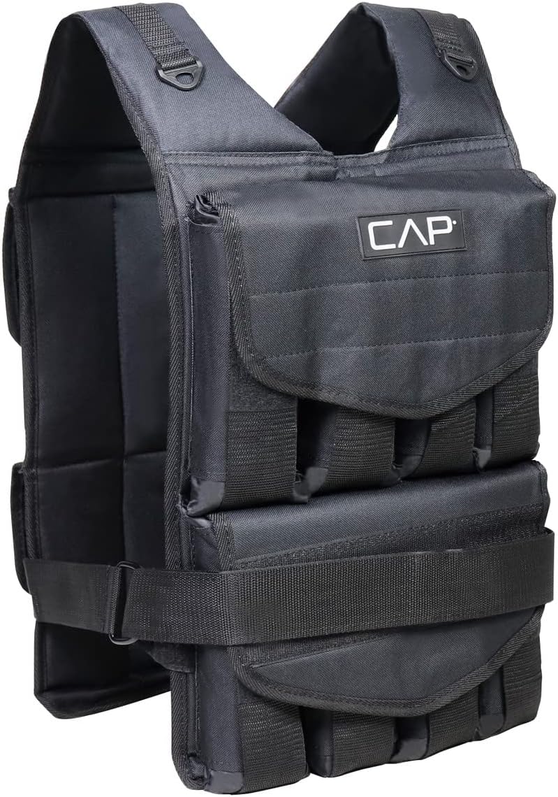 CAPHAUS 40 Lb Adjustable Weighted Vest, Strength Training Weight Vest