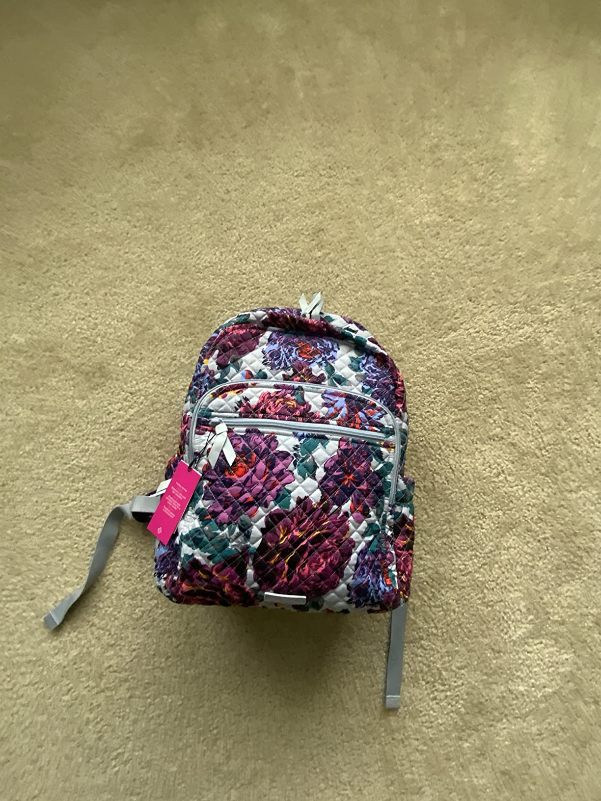 26/mo Finance Vera Bradley Women's Signature Cotton Campus Backpack, Felicity Paisley, One