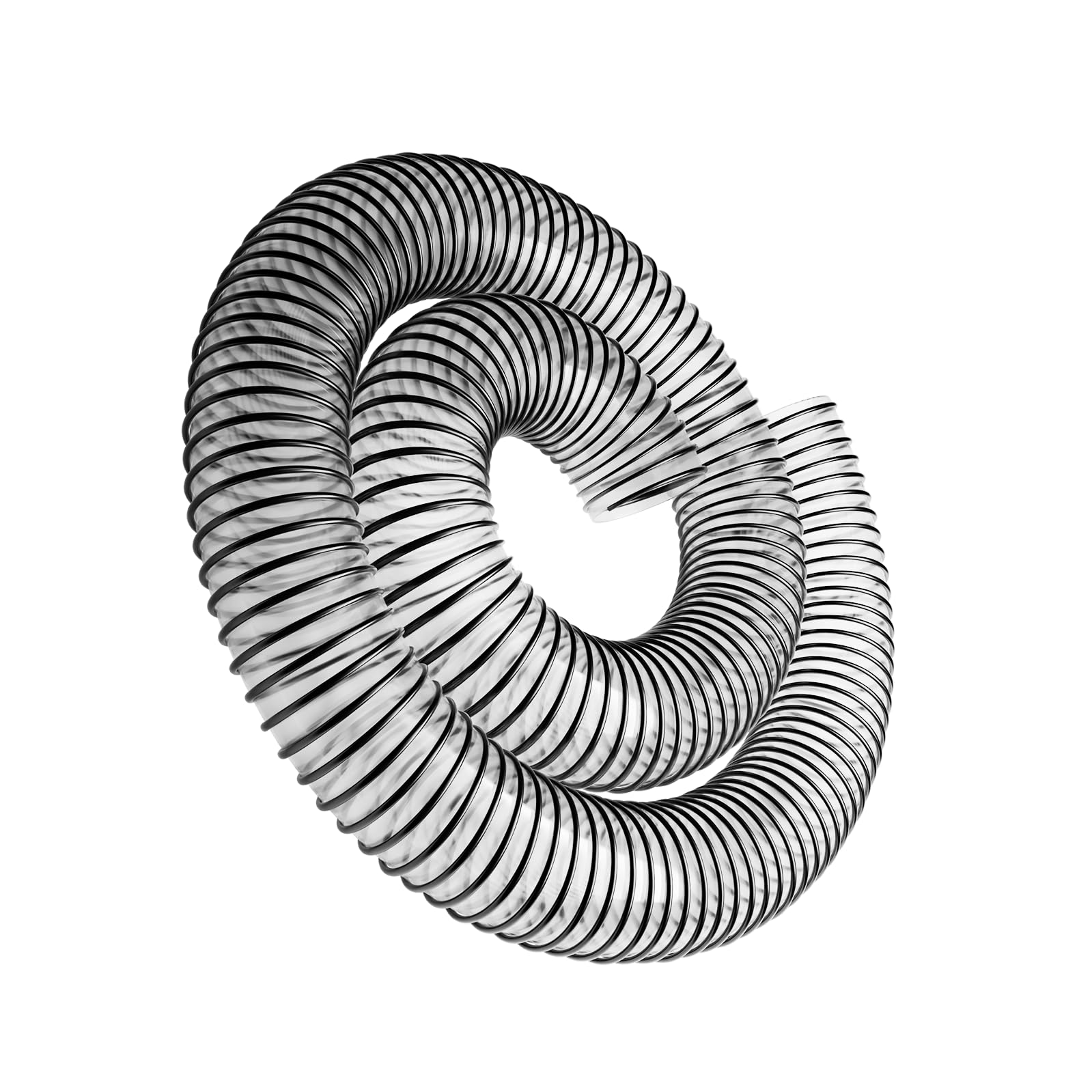 LAJIAOZ Manguera Leaf Vac de 8 pulgadas x 8 pies – Manguera flexible de PVC para césped y colección de hojas, se adapta a la mayoría de aspiradoras de césped (compatible con D·R/A·g·r·i F·a·b/T·r·a·c