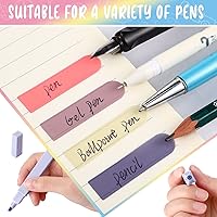 Vista 6 de 1160 hojas de notas adhesivas transparentes pastel, 3 x 3 pulgadas, nota adhesiva transparente impermeable, bloc de notas transparente, pestañas