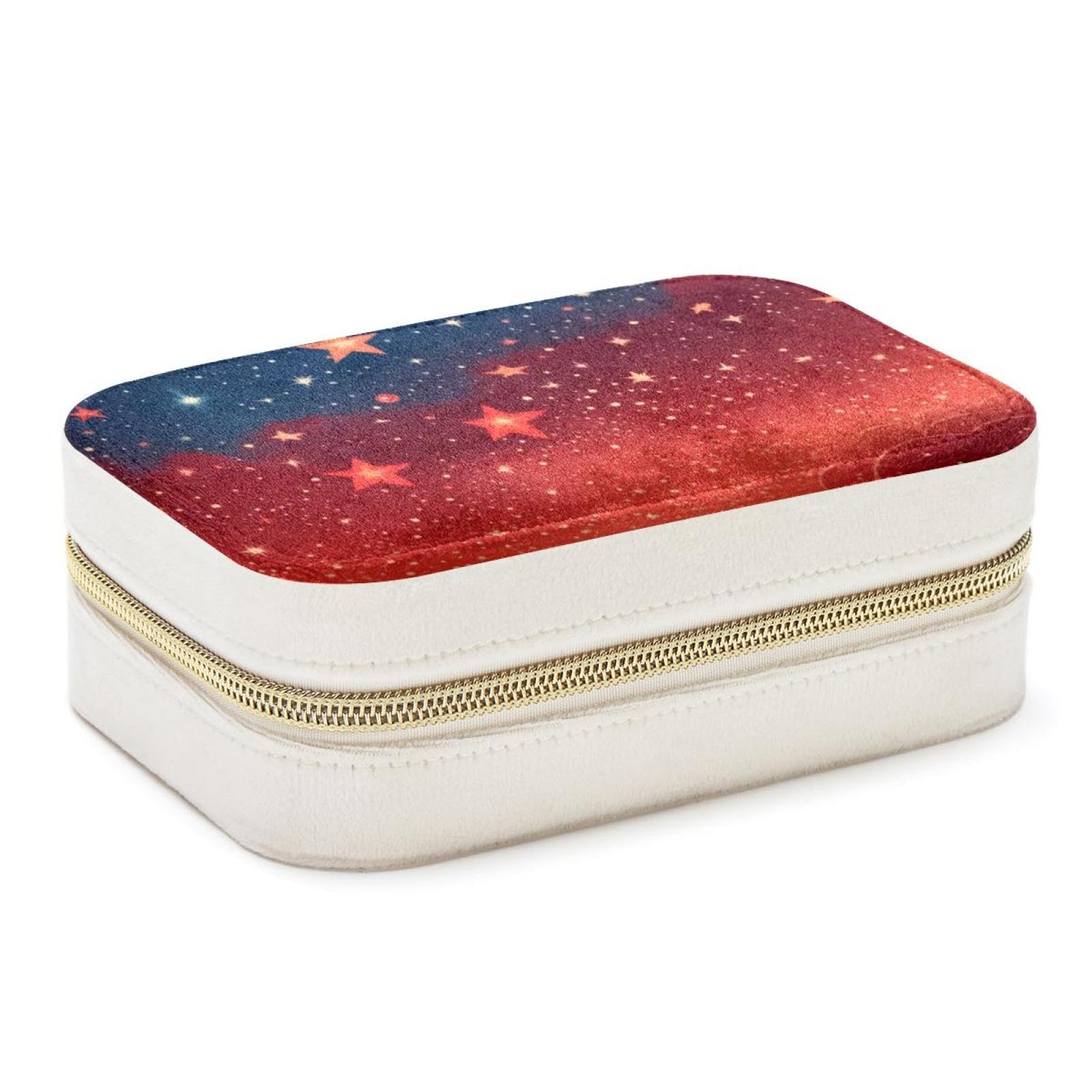 Boîte à bijoux pour femmes et filles idée cadeau élégante double couche