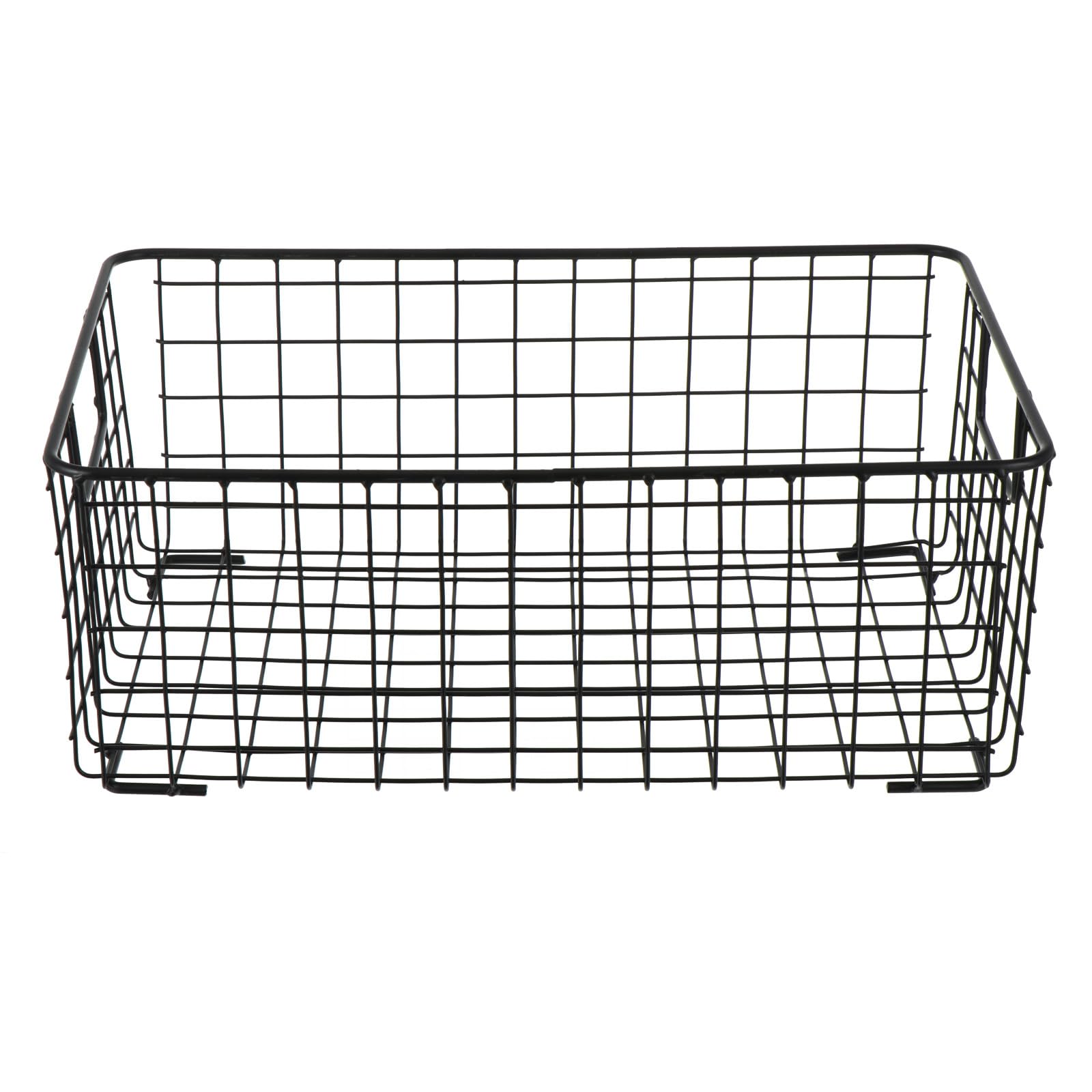 BESTonZON Cesto Porta Frutta e Snack in Filo Metallico Robusto Maniglie Ergonomiche, Contenitore Multifunzione per Cucina e Organizzazione Frutta e Verdura
