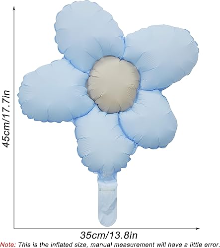 Miniatura 2 de CHANGZHONG Globos de margarita, 2 globos de papel de aluminio de margaritas para decoración de fiesta, fiesta de cumpleaños temática de margaritas,