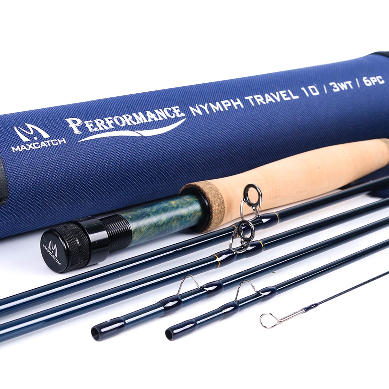 Maxcatch Performance Nymph Fly Fishing Rod in 2/3/4wt: 10/11ft