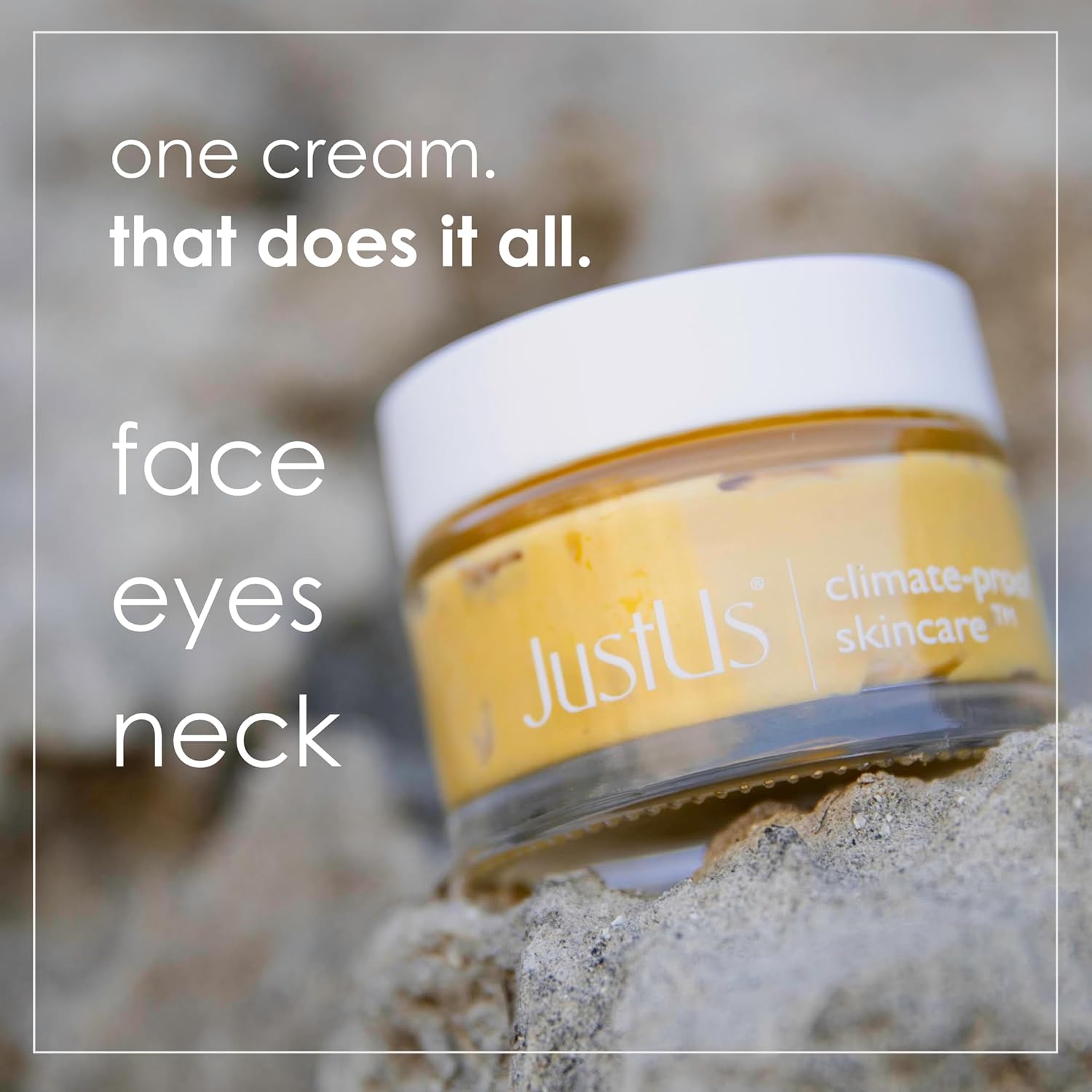 JustUs Skincare, Advanced Day & Night Face Cream for Mature Skin, Deeply Hydrates, Firms & Smooths Visible Signs of Aging, with Peptides and Bacuri – 50ml / 1.67 oz - Image 2