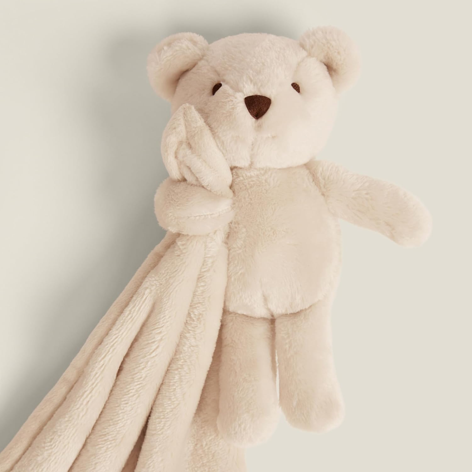 UnHide Lil' Marsh Lovey - Super Soft Baby Blanket with Stuffed Animal - Perfect for Home, Travel and On The Go - 20' x 20', Bear - Image 3