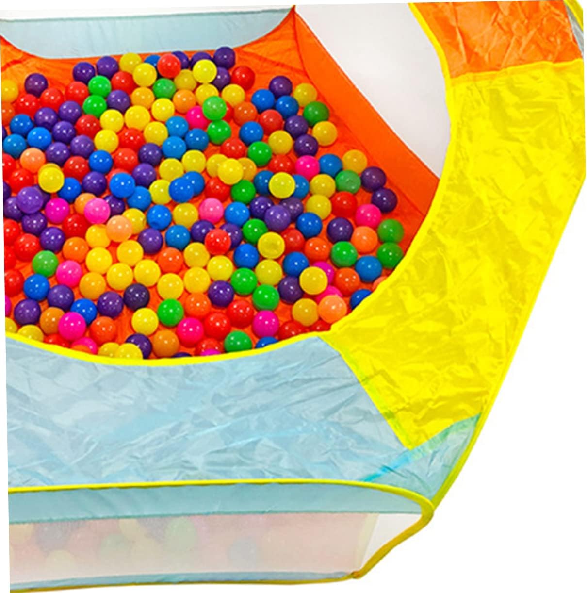 BESPORTBLE 1Pc Vibrant Orange Play Tent Castle Playhouse for Indoor Outdoor Fun Water Resistant Mat Mesh Design for Comfort for Boys Entertainment Activities