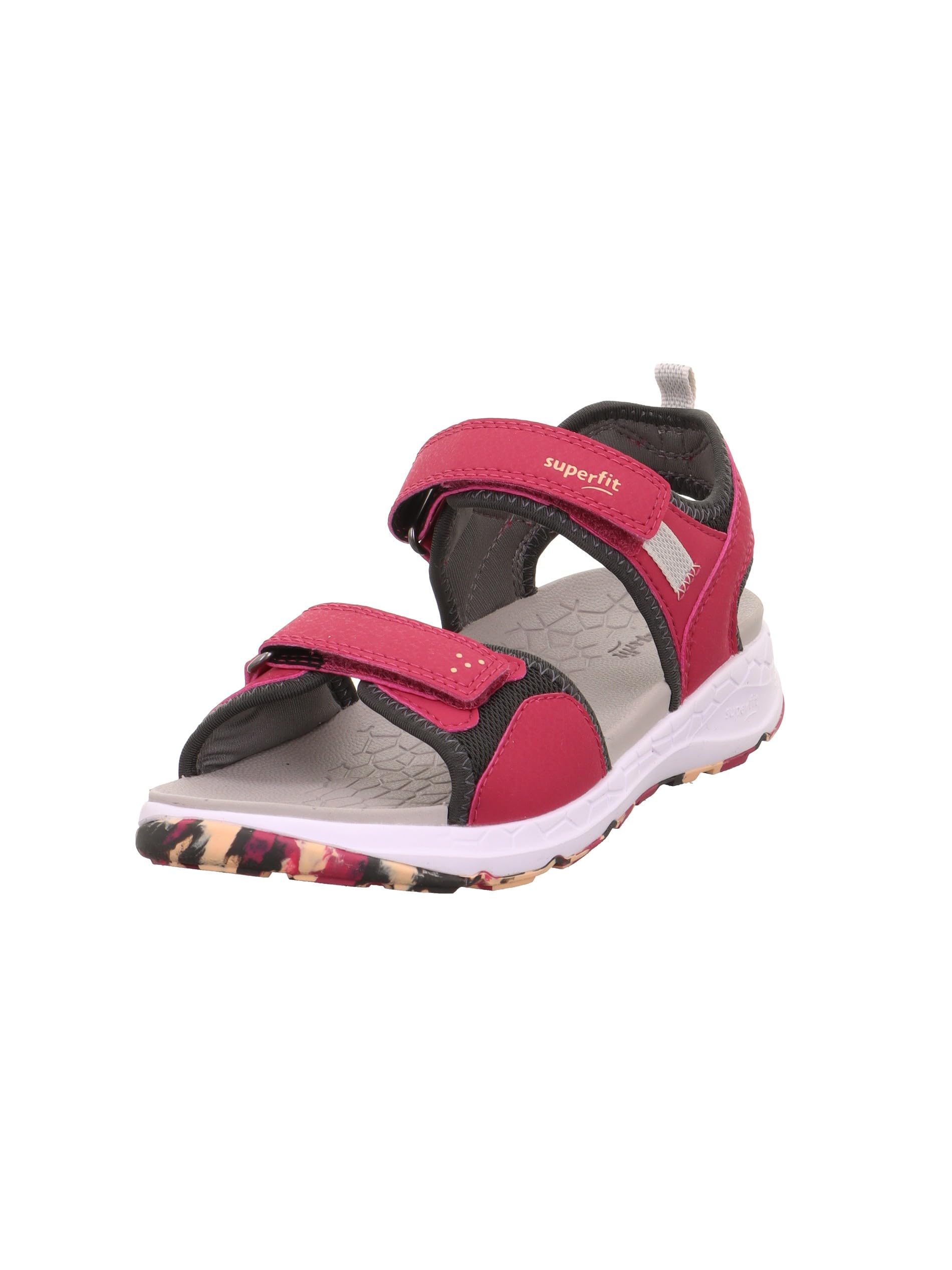 Superfit Criss Cross Sandal, Red Orange 5000, 8 UK