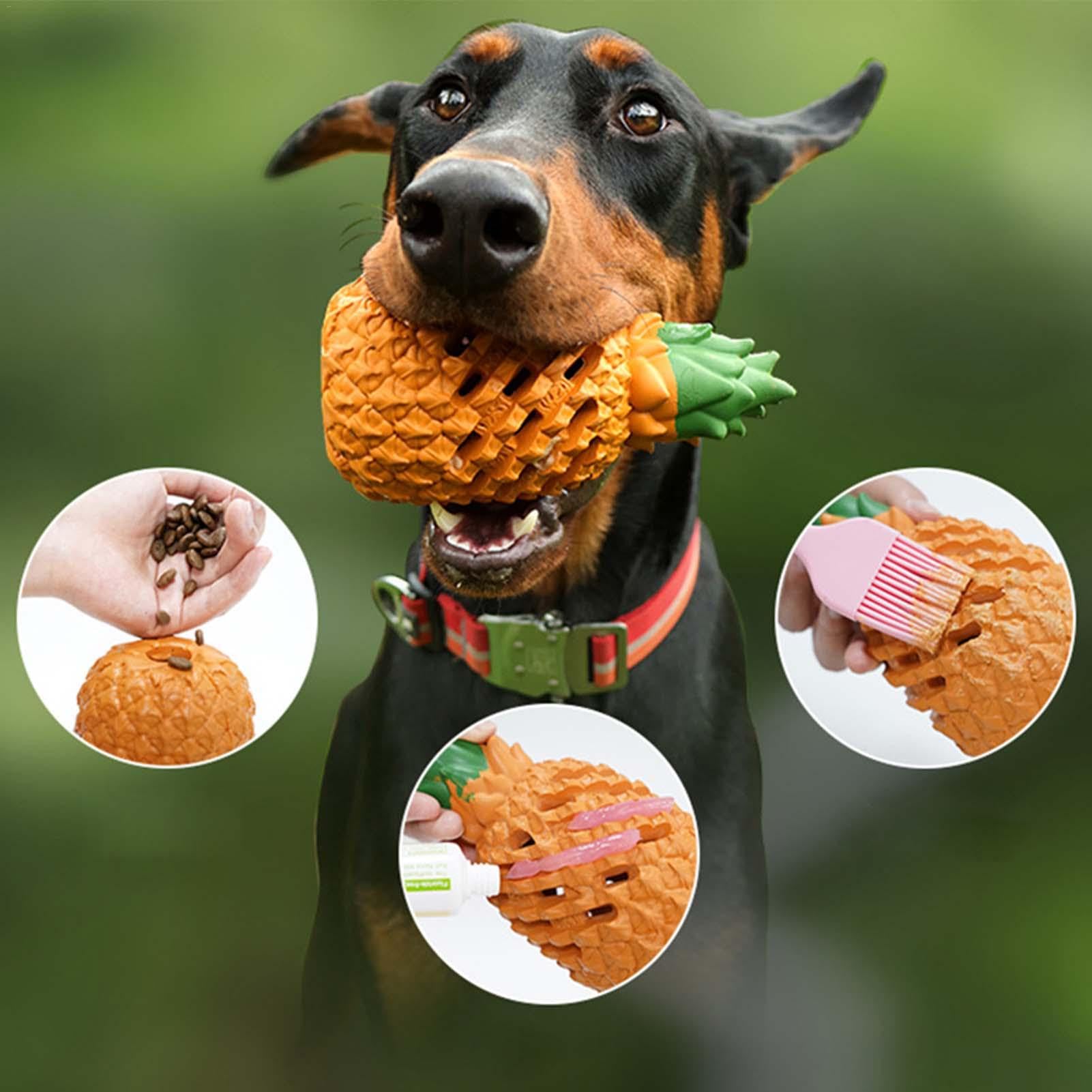 Amazon | パイナップル犬のおもちゃ、小型、中型、大型犬が退屈を