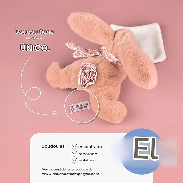 Foto 5 de 5 de Collectors Doudou Lapin Taupe 28cm