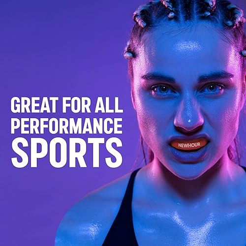 Miniatura 6 de NewHour Protector bucal para hombres y mujeres con funda transpirable, para adultos y jóvenes, deportes juveniles, boquilla, protección de dientes