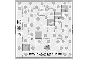Skinny 10in Curvy Log Cabin Trim Tool (CGRJAW14)