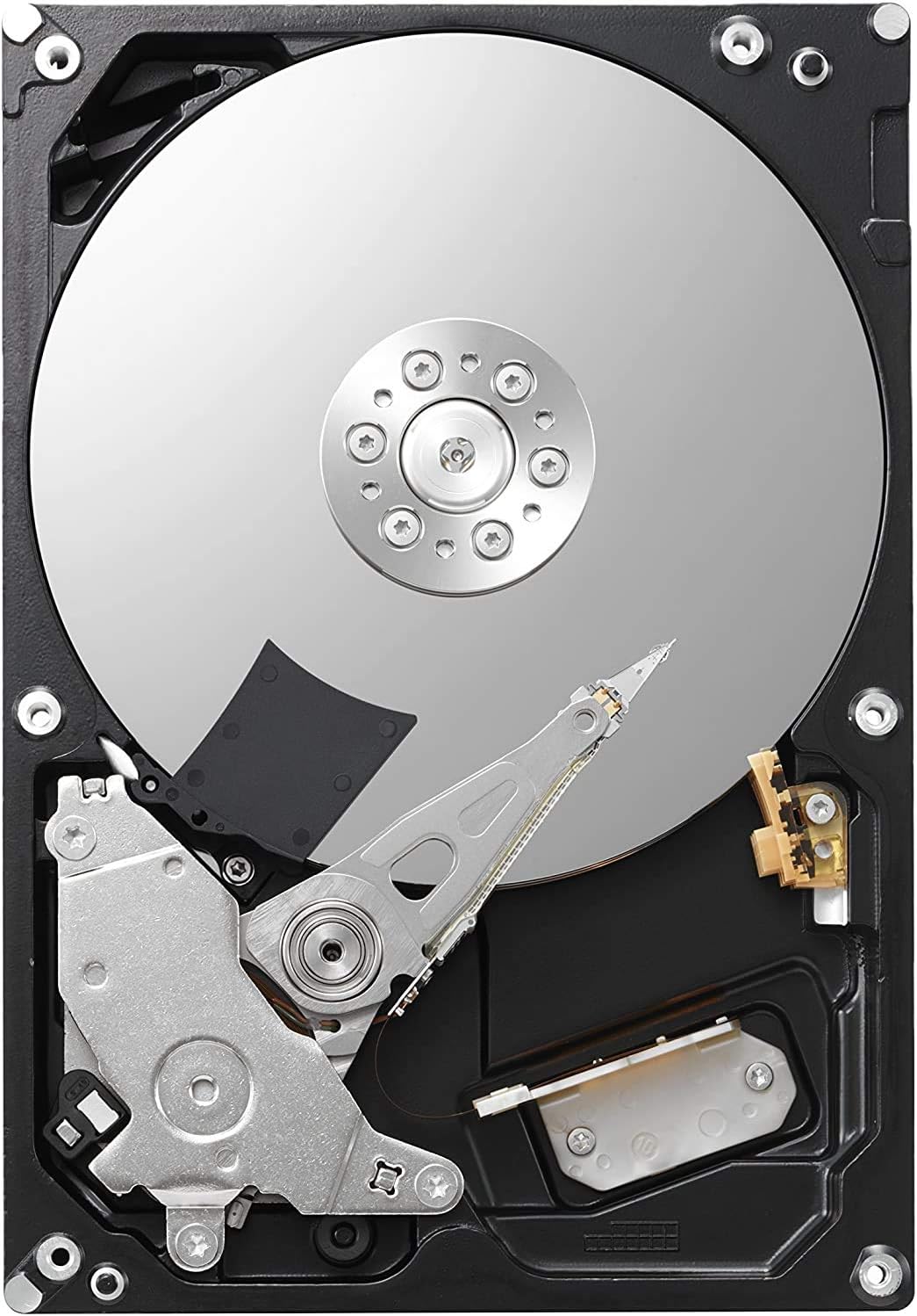 Nội bộ view of Toshiba P300 Hard Drive components