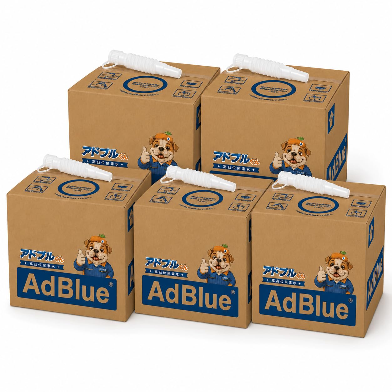 新品AdBlue20L5箱セット Amazon.co.jp: アドブルー（20Lx5箱）AdBlue アドブルくん 高品位尿素