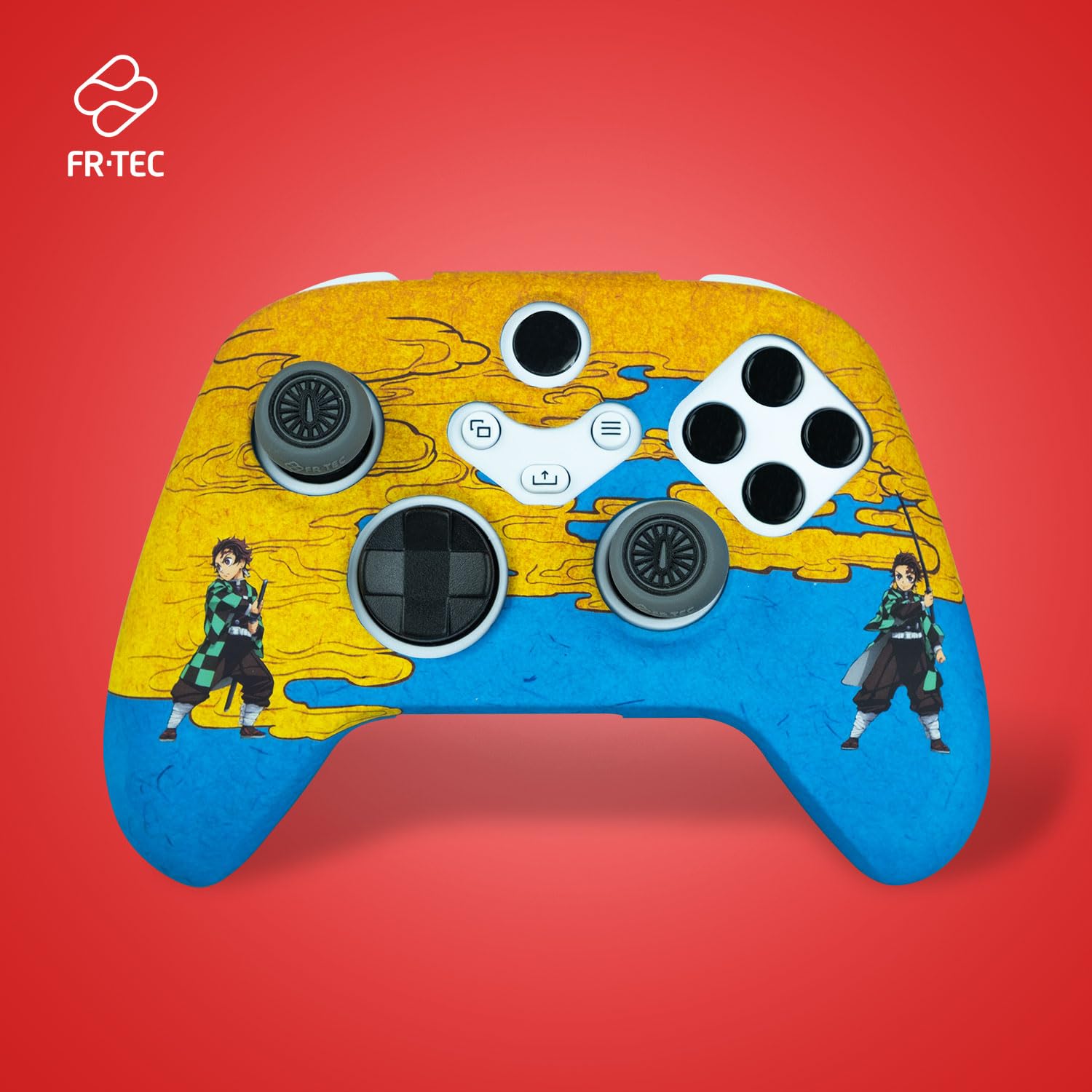 FRTEC Custodia per controller Xbox Series Demon Slayer, maniglie per KIMETSU NO Yaiba Joysticks, Xbox Series Gaming Hard Case