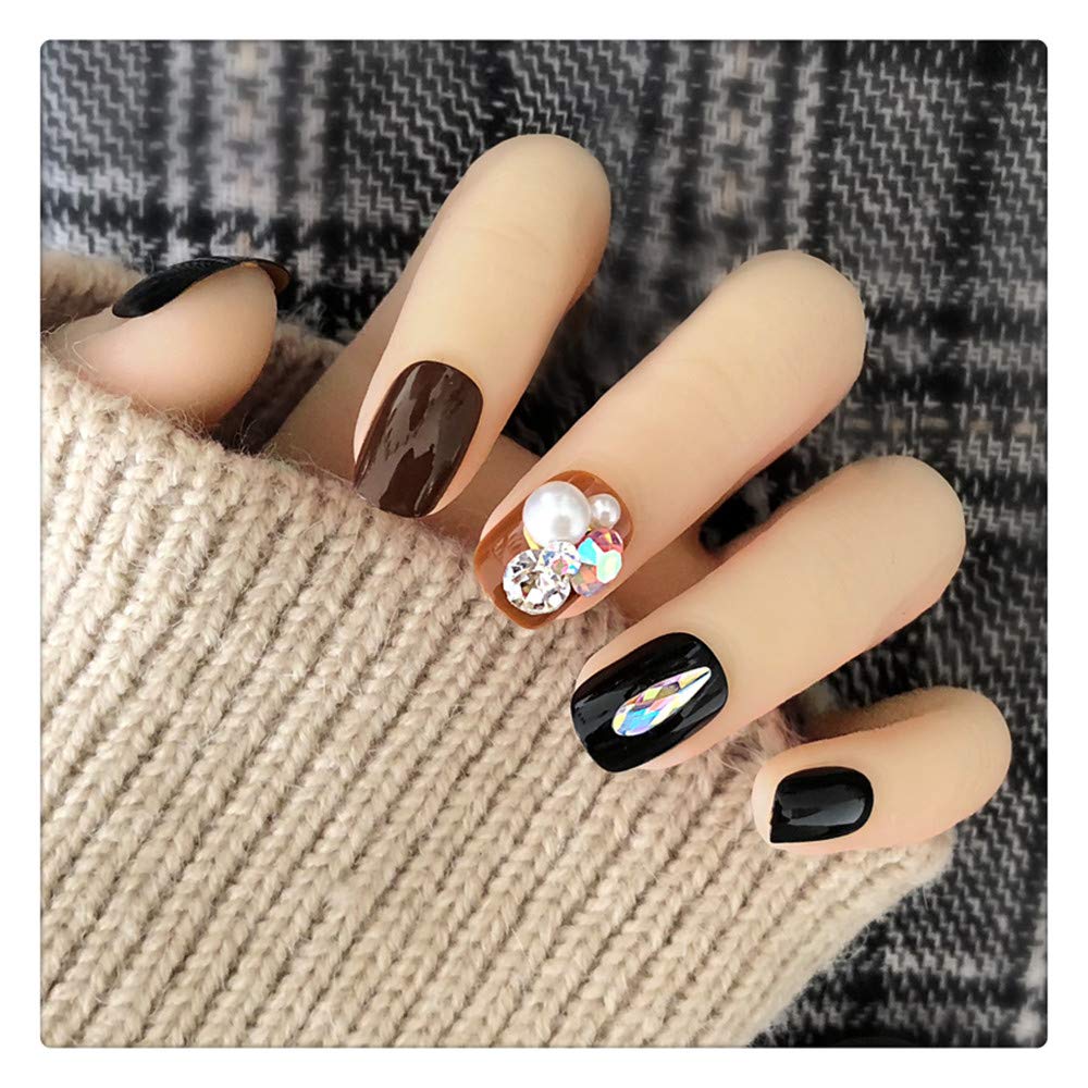 Uñas Postizas La Novia Puede Tomar Un Parche De Uñas Postizas Para Quitar Las Uñas Impermeables Para Mujeres Embarazadas Con Una Pieza De Diamante