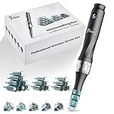 Professional Microneedling Pen - Wireless Adjustable Micro Needling Microneedle Machine, Microneedle Pen with 22 Replacement Cartridges 4pcs 16pin+4pcs 26pin+6pcs 36pin+6pcs 42pin+2pcs Nano.