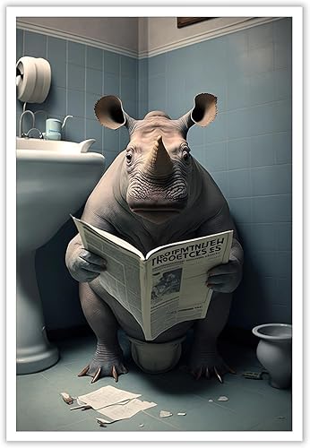 Vista 23 de KOEUIRW Divertido lienzo de baño Golden Retriever para pared, póster de perro lindo en el inodoro, impresiones de animales en blanco y negro