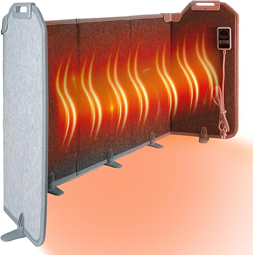 Miniatura 1 de Calentador de pies portátil seguro, utilizado como intercambiador de calor personal debajo del escritorio para piernas y pies, adecuado para