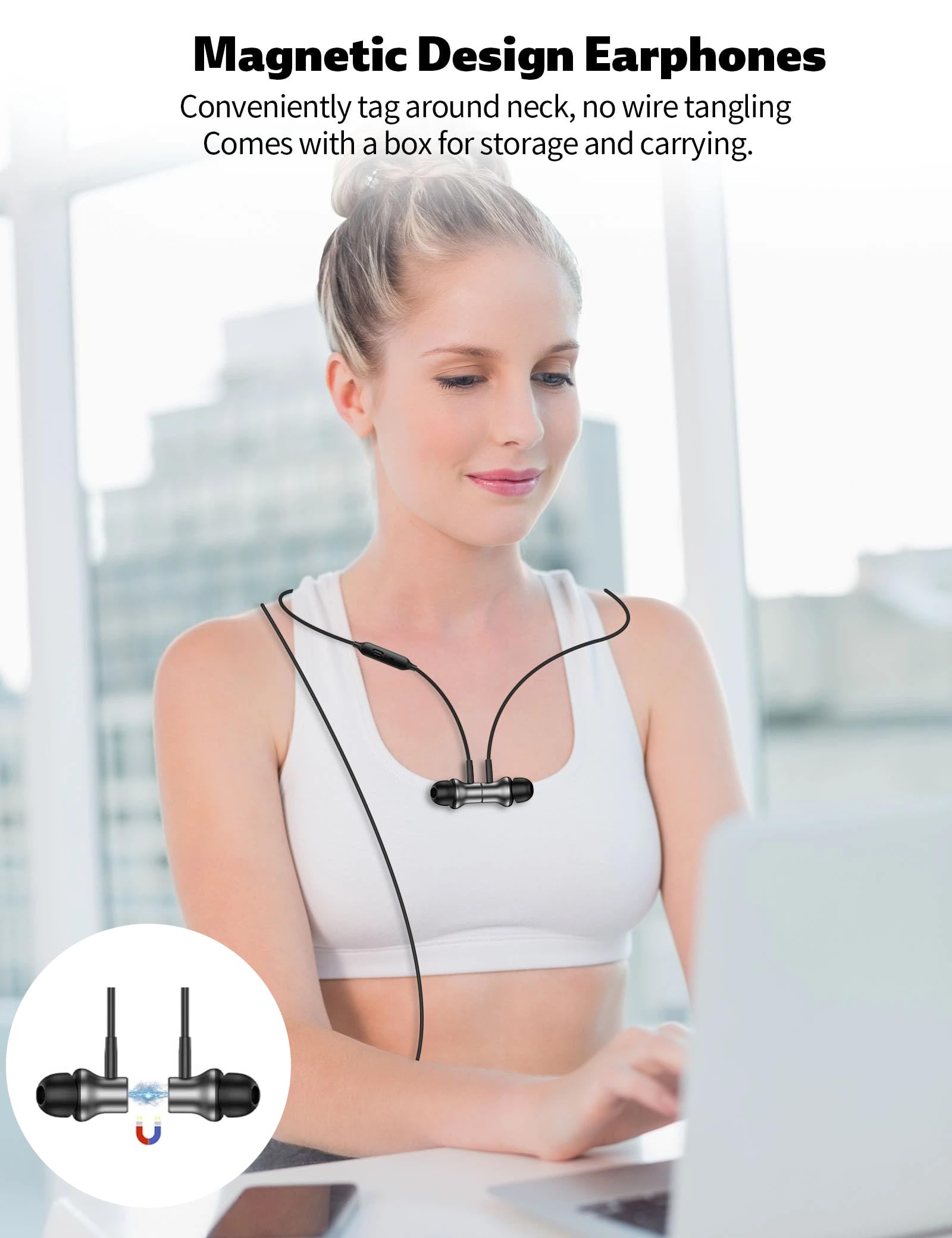 TOPAUX Auricolari in-ear cablati da 3,5 mm con microfono per Steam Deck Chromebook Computer scolastico PC con cancellazione del rumore jack auricolare ad angolo retto cuffie da gioco per Moto G 5G