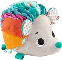 Fisher-Price Libro Attività Delle Coccole - Giocattolo Peluche Per Neonati 3+ Mesi, Con Specchio E Dentaruolo - Foto 3