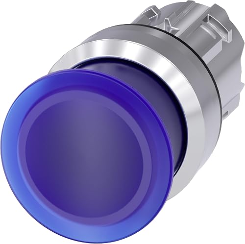 Siemens Sirius ACT 3SU10 Cabezal de pulsador Ø 22mm, Azul Golpeando Alrededor De