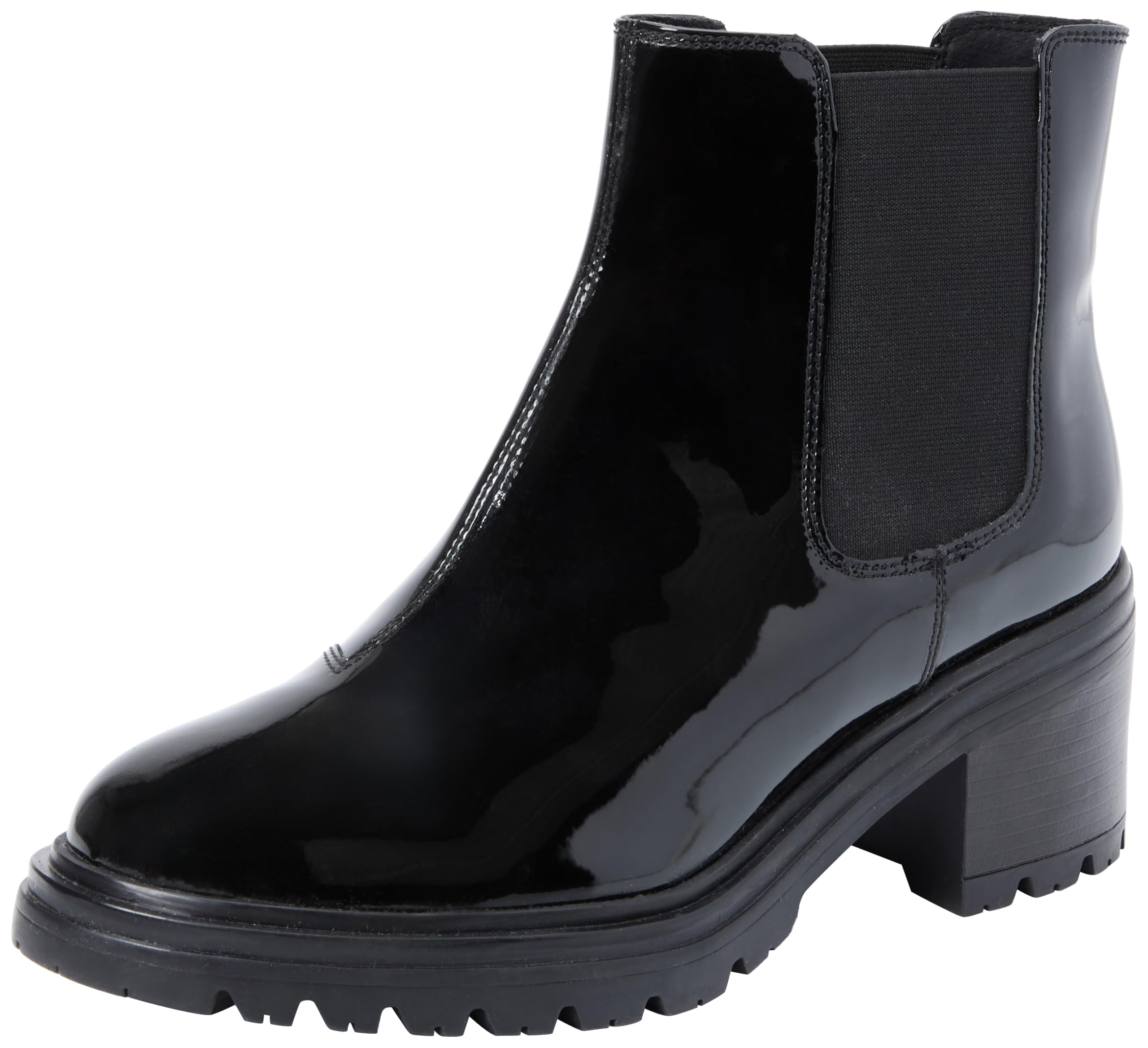 Geox Women's D Damiana F Ankle Boot, Black, 4.5 UK