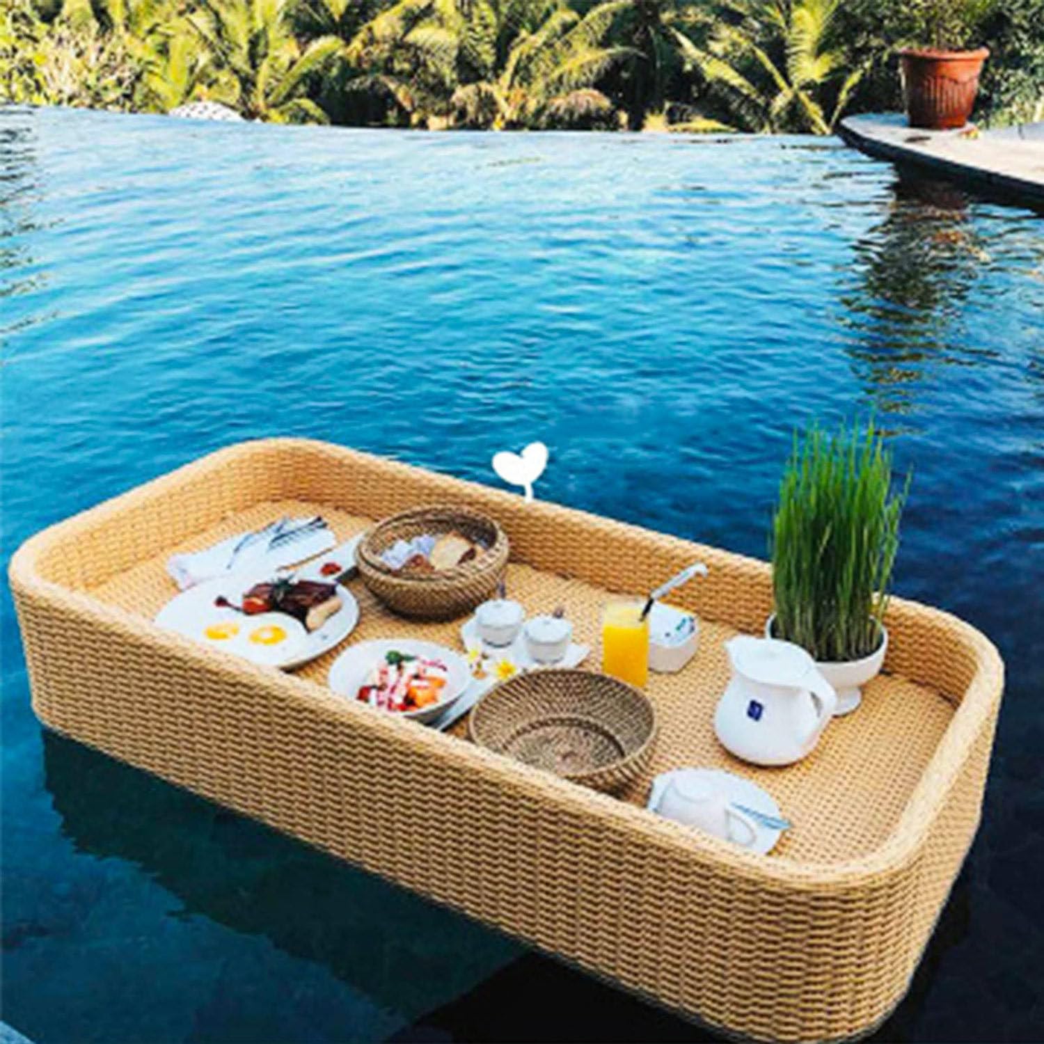 Cryseu Apricot Swimming Pool Floating Bar, Swimming Pool Floats(Apricot)