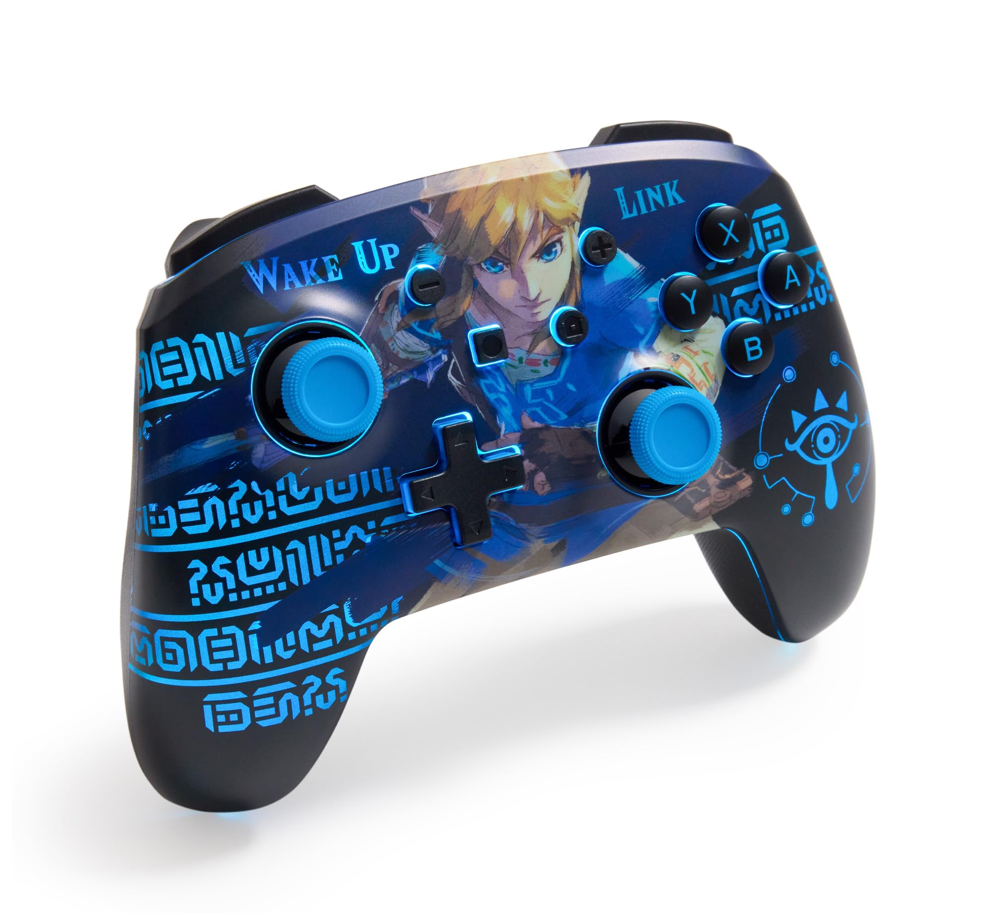 Ulepszony kontroler bezprzewodowy PowerA do Nintendo Switch z Lumectra - Pobudka Link, gamepad, kontroler do gier, kontroler Bluetooth