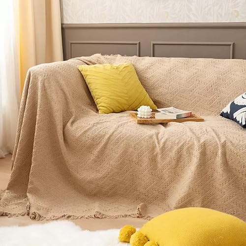 Miniatura 14 de Funda de sofá para sofá de 3 cojines, funda de sofá seccional lavable, fundas de sofá de jacquard geométrico para futón, protector para perro,