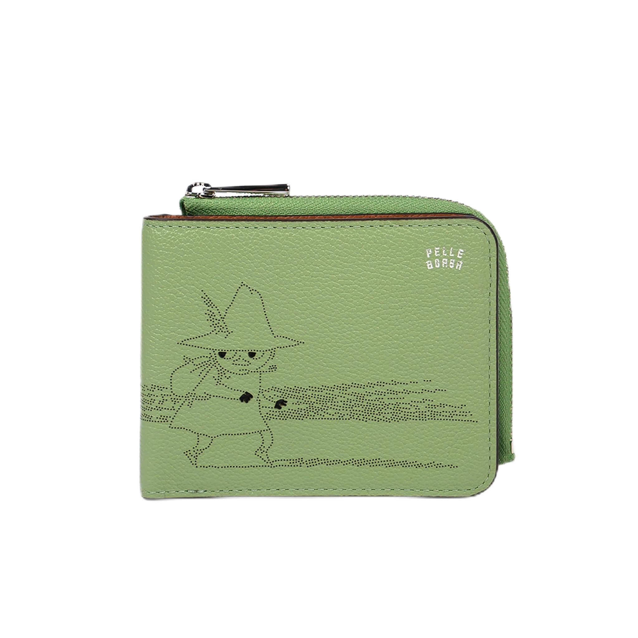 Amazon | [ペレボルサ] 財布 MOOMINドット レディース グリーン